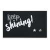 Keep Shining - Brushed Star Stud Earrings - Silver (2103-R)