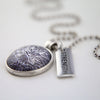 The STRONG WOMEN Collection - Vintage Silver ' STRENGTH ' Necklace - Lionhearted Silver (10545)