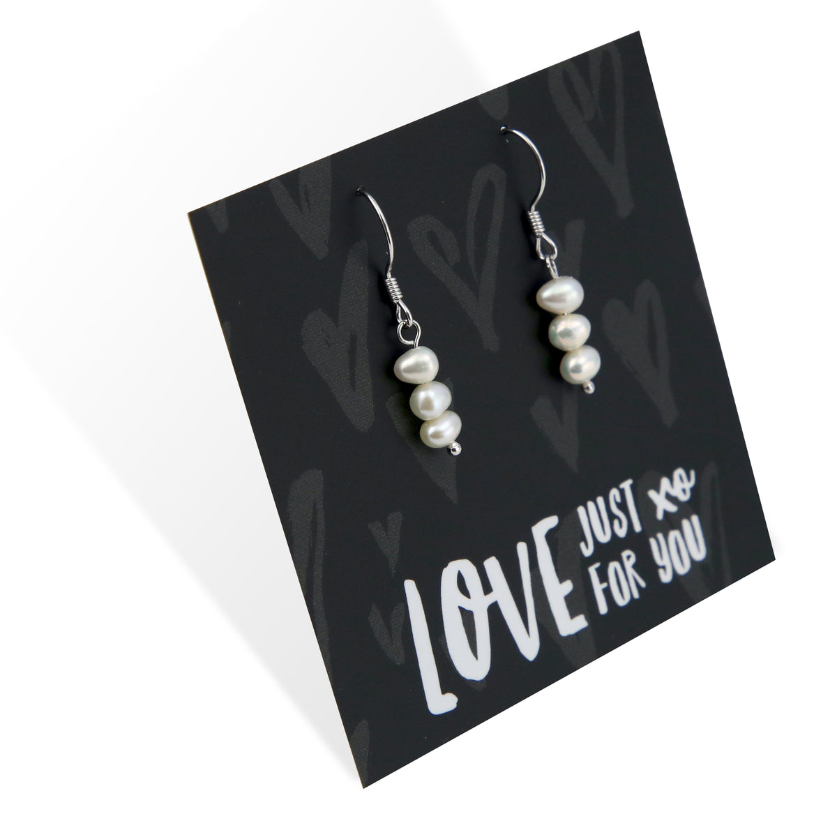 Love Just For You - Fresh Water Pearl Drop Dangle Earrings (9512-R)