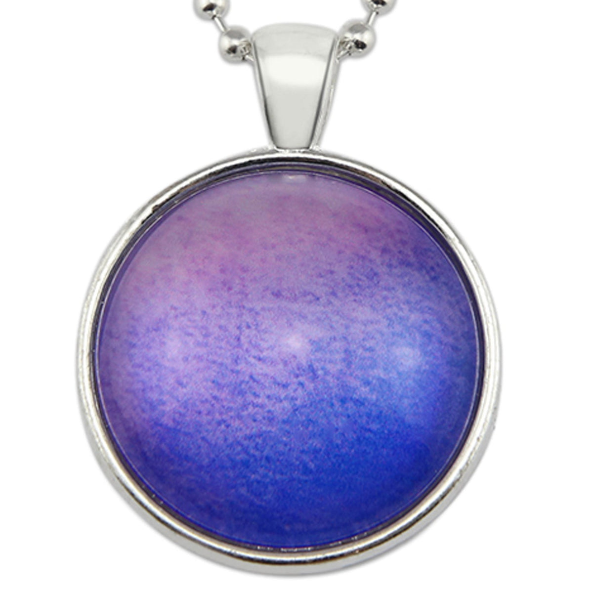 Ombre Wash Necklaces Bright Silver