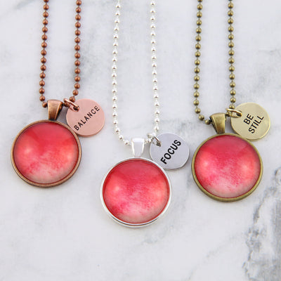 Create Your Own Ombre Wash Necklaces - with Today I Will Charms