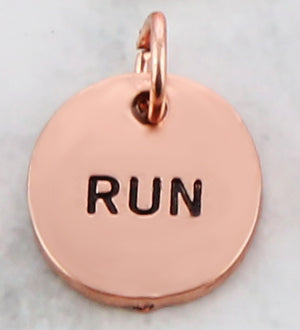 Today I Will... Word Charms (Rose Gold Copper-Add)