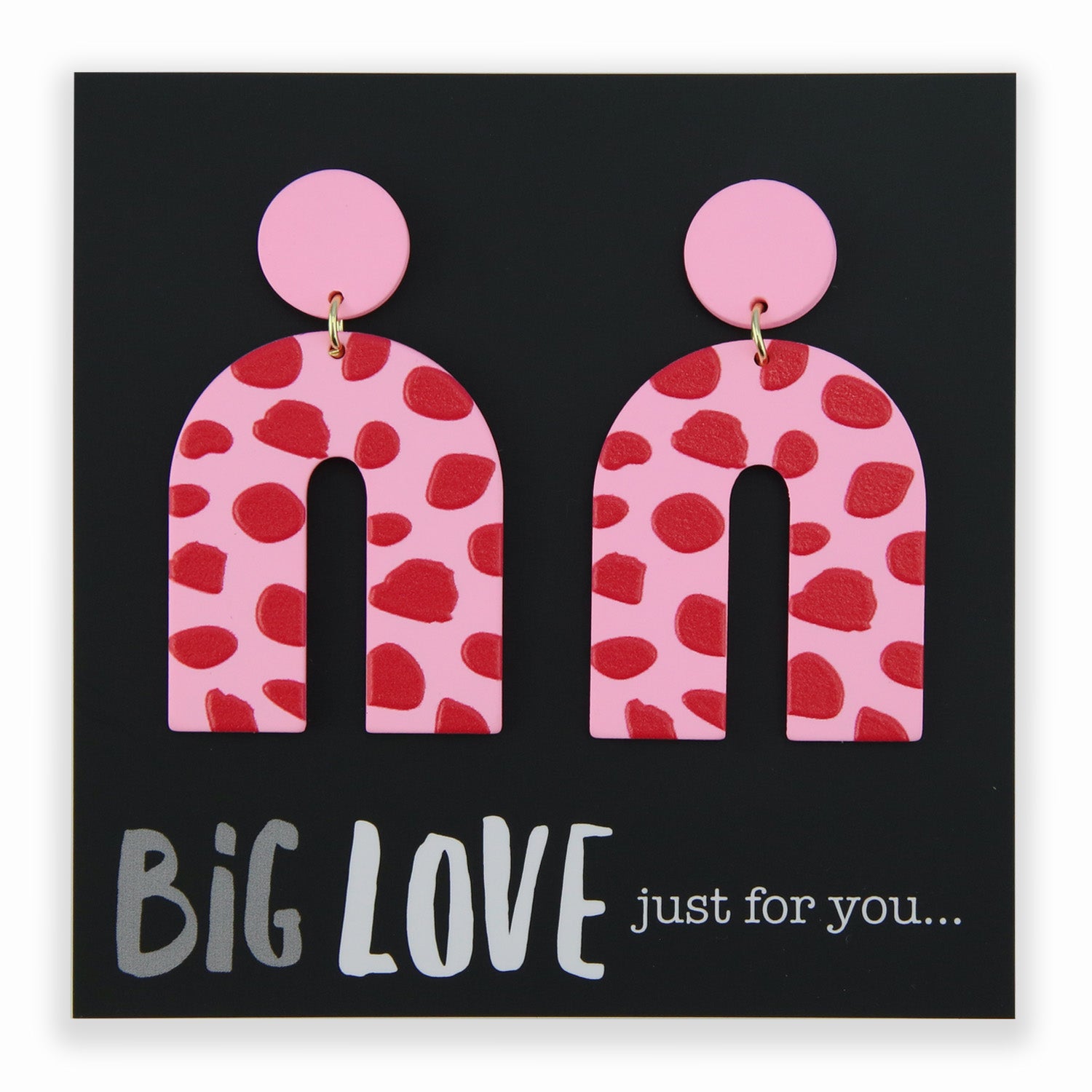 Acrylic Dangles - 'Big Love Just For You' - Sicily (11862)