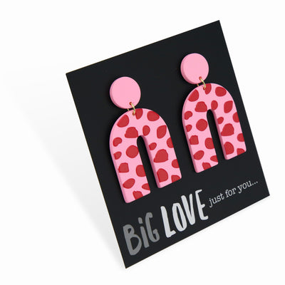 Acrylic Dangles - 'Big Love Just For You' - Sicily (11862)
