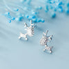 Reindeer studs - Sterling Silver - Shine Bright (8405-F)