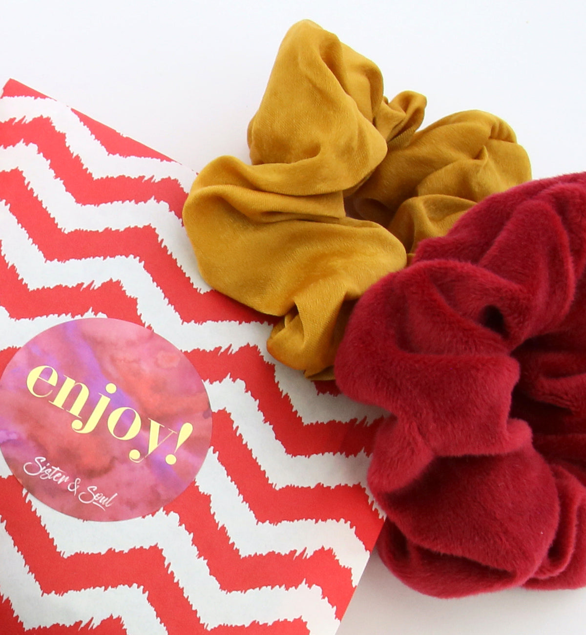 LUCKY DIP! - Gift Wrapped Scrunchies 2 Pack!! (LD4)