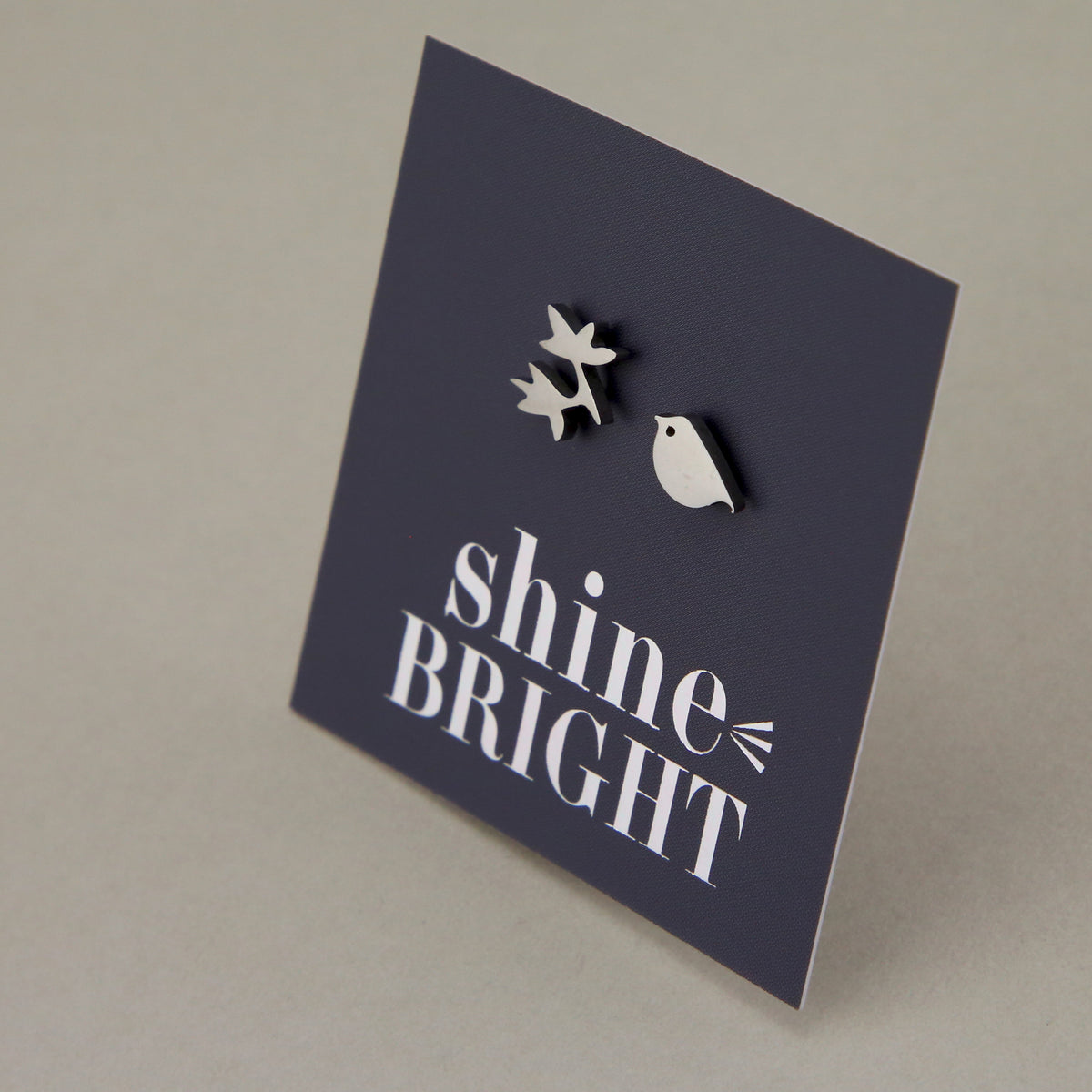 Stainless Steel Earring Studs - Shine Bright - BIRD & BRANCH