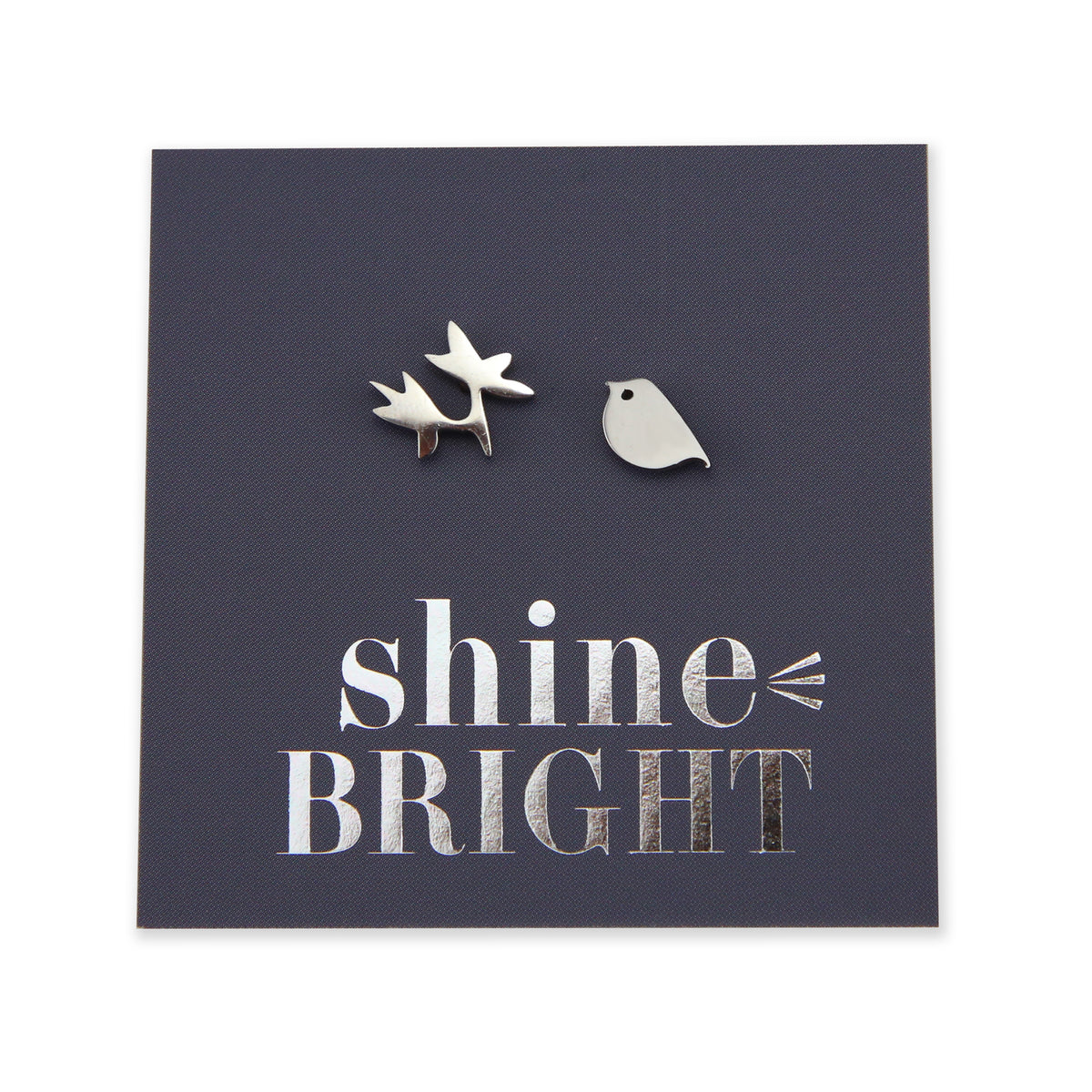 Stainless Steel Earring Studs - Shine Bright - BIRD & BRANCH
