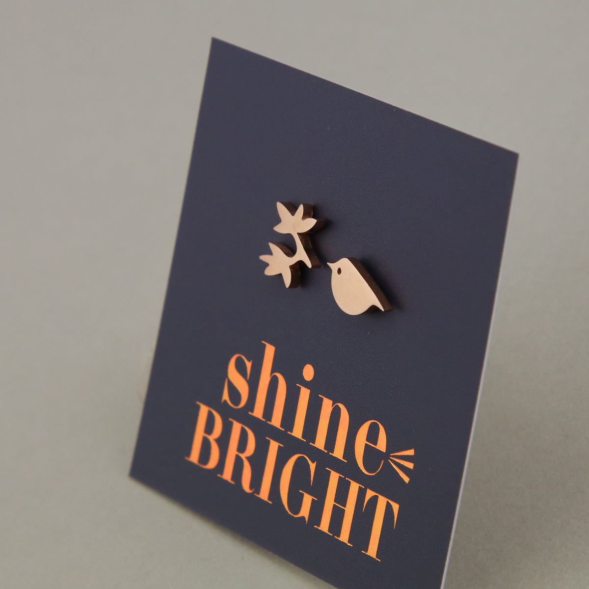 Stainless Steel Earring Studs - Shine Bright - BIRD & BRANCH