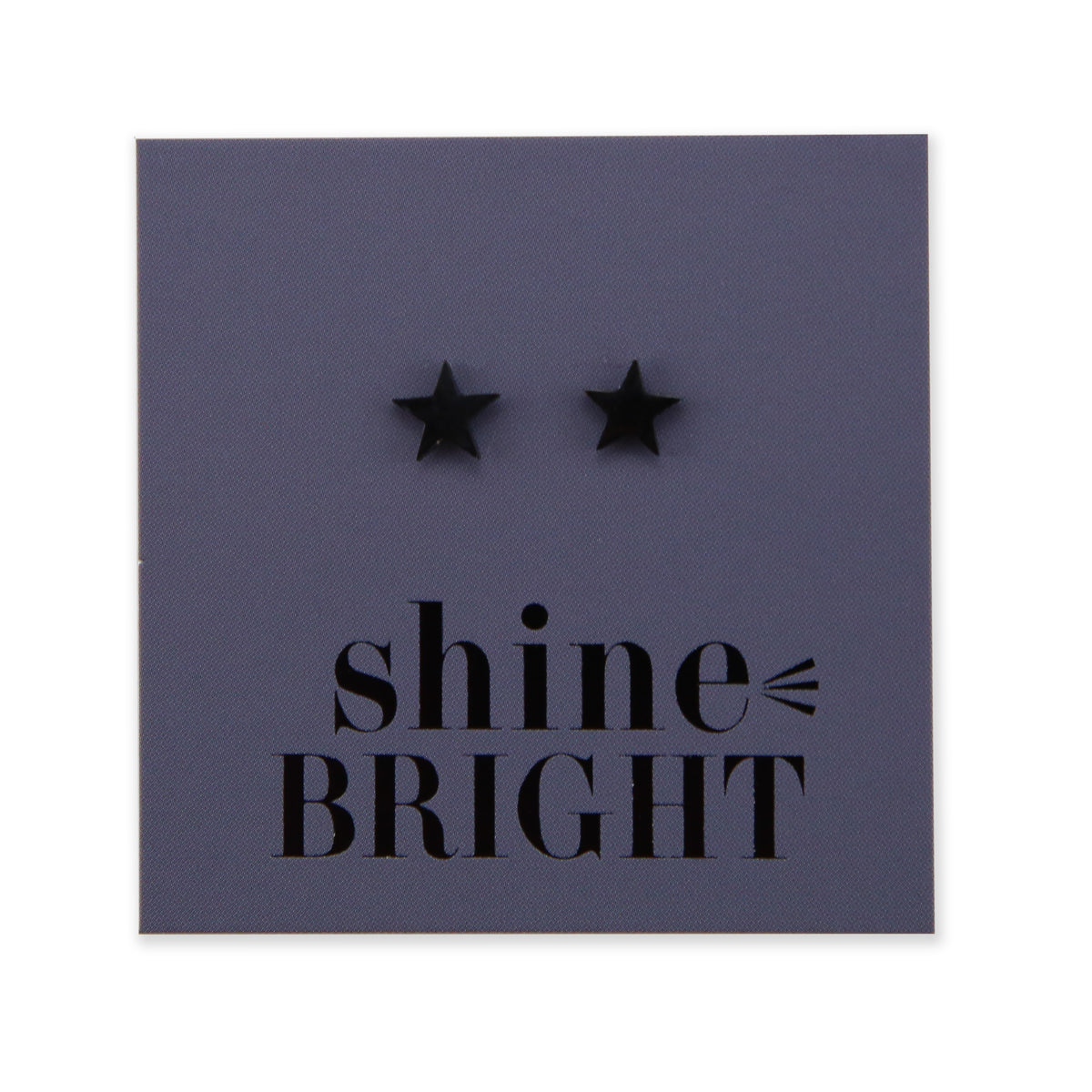 Stainless Steel Earring Studs - Shine Bright - STAR
