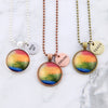 Create Your Own Ombre Wash Necklaces - with Today I Will Charms