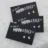 TO THE MOON & BACK - Plated Stud Earrings - Gold (9706)
