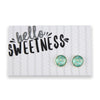 BOHO Collection - Hello Sweetness - Bright Silver 12mm Circle Studs - Tranquil (8905-R)