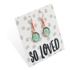 BOHO Collection - So Loved - Rose Gold Dangle Earrings - Tranquil (9302)