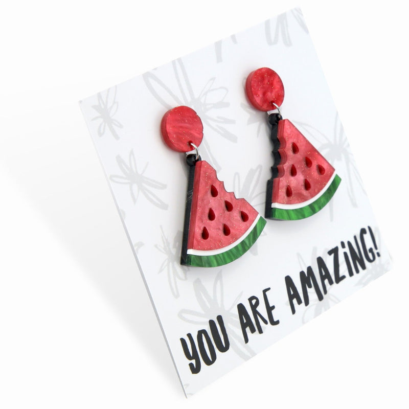 Acrylic Dangles - You Are Amazing - Watermelon Slice (11453)